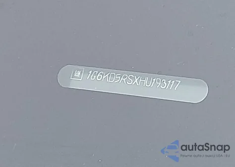 2017 Cadillac Ct6 Luxury z USA, uszkodzony, nr VIN 1G6KD5RSXHU193117